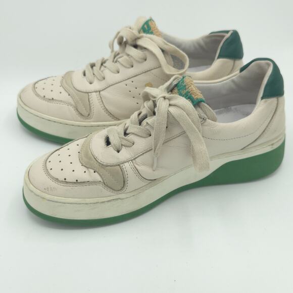 Autry Medalist Men\'s Size 8 Low Top Leather White Green Sneakers main image 2